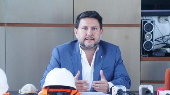 El ministro de Transporte, Gabriel Martínez, durante un evento público el pasado 2 de marzo de 2020. 