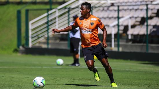 El ecuatoriano Juan Cazares, jugador del Atlético Mineiro de Brasil.