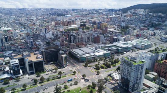 Vista panorámica del centro norte de Quito, el 15 de marzo de 2020. 