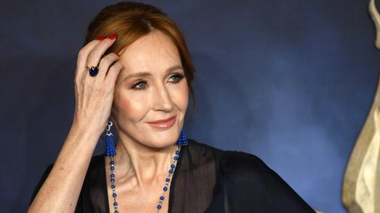 J.K. Rowling, en noviembre de 2018, durante el estreno de "Animales Fantásticos: Los crímenes de Grindelwald", en Londres.