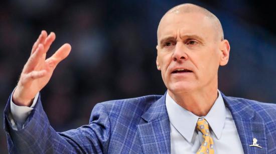 Rick Carlisle, entrenador de los Mavericks de Dallas. 