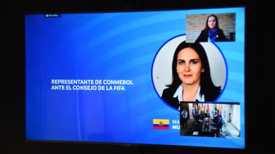 La ecuatoriana María Sol Muñoz fue ratificada como representante de la Conmebol ante el Consejo de la FIFA.