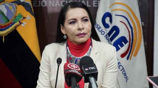 Diana Atamaint, presidenta del CNE: