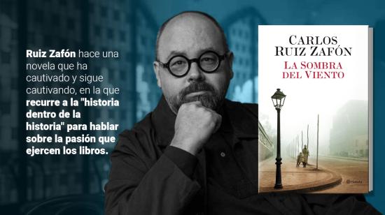 Con "La sombra del viento", la carrera literaria de Carlos Ruiz Zafón explotó a niveles impresionantes.