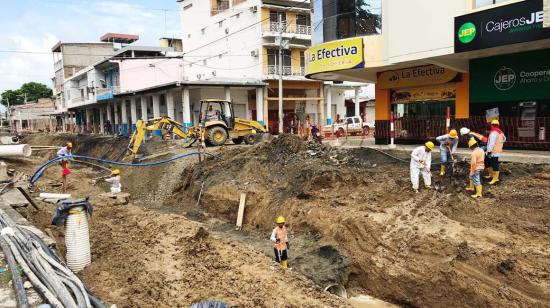 El proyecto del Plan Priza para el soterramiento de redes eléctricas y de telecomunicaciones en Portoviejo, Manabí.