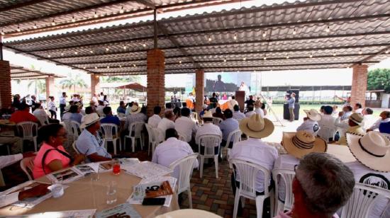 Jaime Nebot se reunió con la Asociación de Ganaderos del Litoral y Galápagos, el 19 de febrero. 