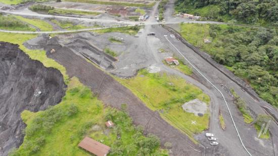 Imagen desde un dron del sector de San Rafael, en la provincia de Napo, el 7 de julio de 2020.