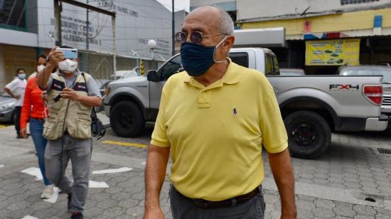 Fausto Álvarez, empleado de la empresa Granjas Marinas AA, acudió a declarar a la Fiscalía por el Caso Salcedo, el 8 de julio. 