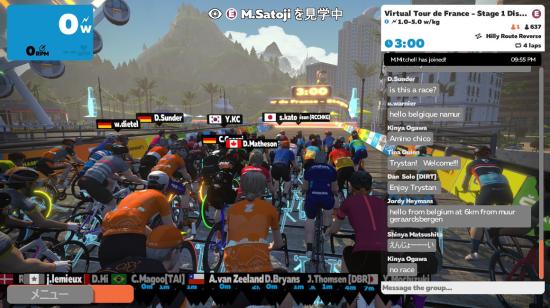 Simulación en la aplicación Switf del Tour de Francia.