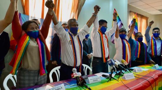 Las coordinadoras provinciales de Pachakutik se reunieron con la directiva nacional del movimiento en Guayaquil, el 14 de julio.