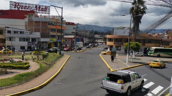 Vista del cantón Rumiñahui el 15 de julio de 2020, durante la pandemia del Covid-19.