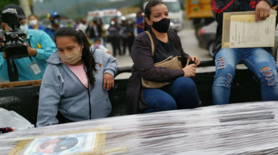 La familia de Félix Merchán recibió su cadáver este 16 de julio de 2020 casi cuatro meses después de su muerte.