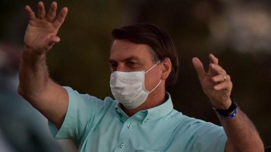 Foto de archivo del presidente de Brasil, Jair Bolsonaro,  en el Palacio da Alvorada, en Brasilia. 