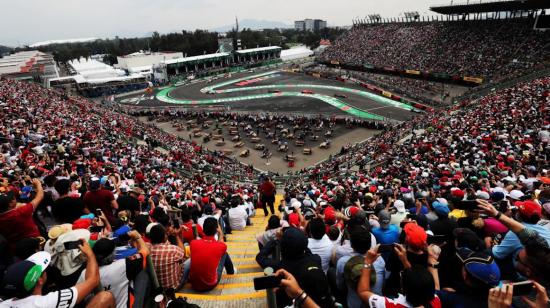 Panorámica del Gran Premio de México.