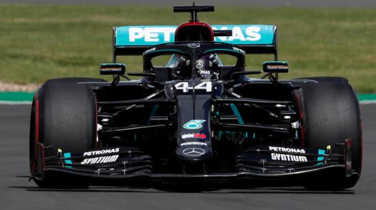 El británico Lewis Hamilton se quedó con la pole position, en el Gran Premio de Gran Bretaña, este sábado 1 de agosto de 2020.