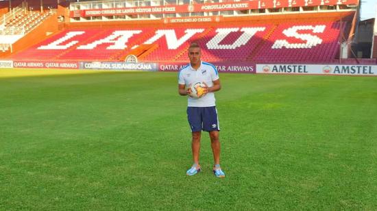 Chicaiza, después del entrenamiento con Universidad Católica en Argentina, el 10 de febrero de 2020.