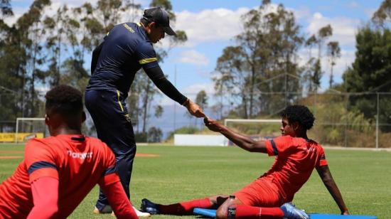 Los preseleccionados ecuatorianos en su primer microciclo en la Casa de la Selección, previo al Sudamericano Sub 20.