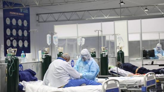 Imagen de un hospital para pacientes Covid-19 en la ciudad peruana de Moquegua, el 9 de agosto de 2020.