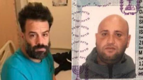 Los extranjeros Oren Sheinman y Shy Dahan (+) fueron detenidos el 3 de junio de 2020.