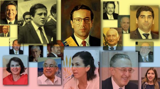 Desde 1979, Ecuador ha tenido 17 vicepresidentes de la República. Algunos huyeron o fueron apresados por juicios penales. Otros, asumieron ante crisis políticas.