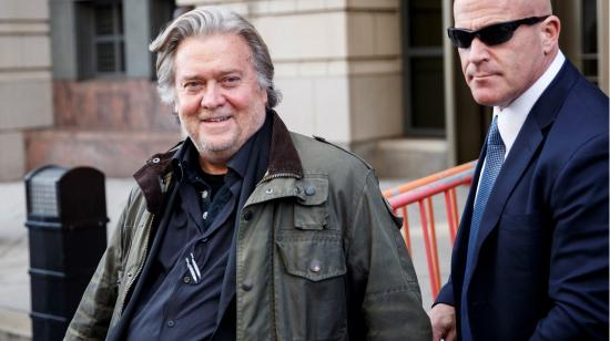 La justicia estadounidense detuvo a Steve Bannon, exasesor del presidente Donald Trump, el 20 de agosto de 2020.