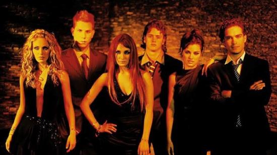 Actores originales de la telenovela juvenil mexicana "Rebelde".