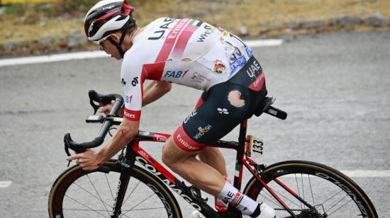 El español David de la Cruz partió en la segunda etapa del Tour de Francia con una fractura de sacro.