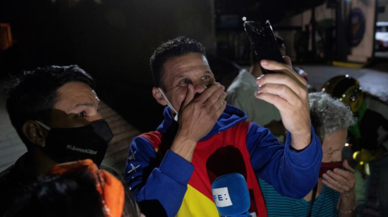 El diputado venezolano Gilber Caro tras su excarcelación el pasado 31 de agosto de 2020.