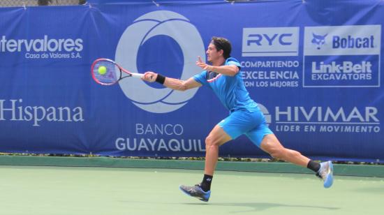 Emilio Gómez, en un torneo amistoso disputado en Ballenita, el 27 de agosto de 2020.