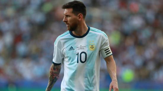 Lionel Messi, durante un partido contra Venezuela por la Copa América de Brasil 2019.