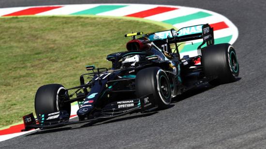 Bottas, durante el segundo entrenamiento libre, este 11 de septiembre de 2020, en Toscana.