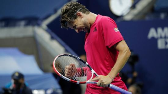 Dominic Thiem celebra su pase a la final del US Open 2020, este viernes 11 de septiembre.