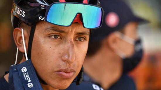 Egan Bernal no tomó la partida de la Etapa 17 del Tour de Francia, el miércoles 16 de septiembre de 2020.