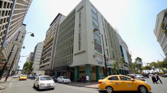 Edificio de la Bolsa de Valores de Guayaquil (BVG), en las calles Pichincha e Illingworth, en Guayaquil, el 22 de septiembre de 2020. 