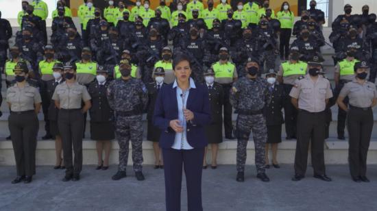 La ministra María Paula Romo envió un mensaje a la Asamblea Nacional, el 25 de octubre de 2020, por su juicio político.