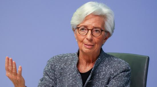 La presidenta del Banco Central Europeo (BCE), Christine Lagarde, el 12 de marzo de 2020. 