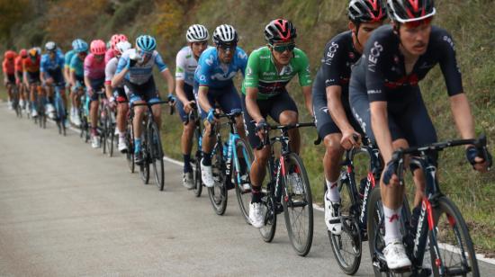 Richard Carapaz durante la Etapa 11 de la Vuelta a España, el sábado 31 de octubre de 2020.