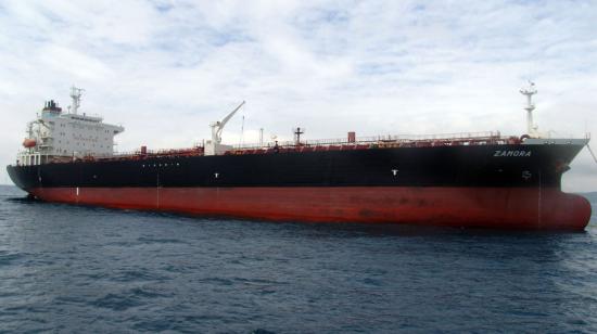 Foto referencial de un buque petrolero ecuatoriano.