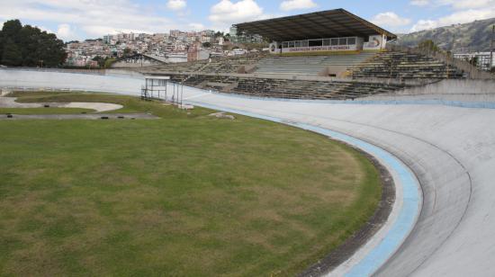 Vista panorámica del Velódromo de Quito, en la Concentración Deportiva de Pichincha.