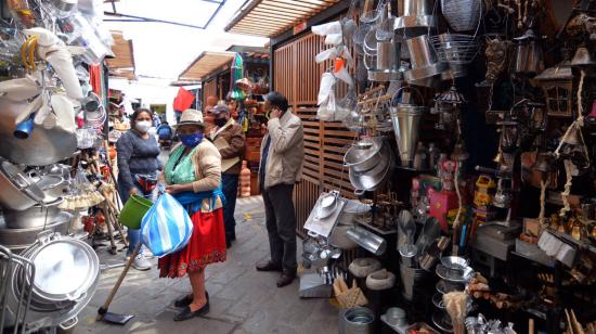 Un mercado en Cuenca el 11 de diciembre de 2020. 