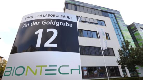 Sede del laboratorio BioNTech en Maguncia, Alemania. 17 septiembre 2020.