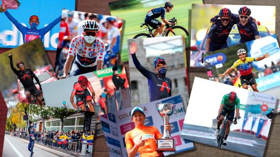 El ciclismo dejó postales inolvidables en la temporada 2020. 