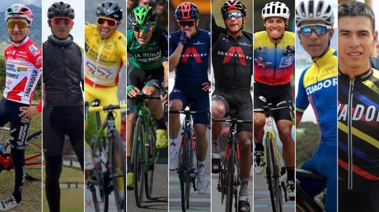 Nueve ciclistas ecuatorianos correrán en Europa en la temporada 2021: tres en equipos World Tour, dos en equipos ProTeam y cuatro en nóminas amateur.