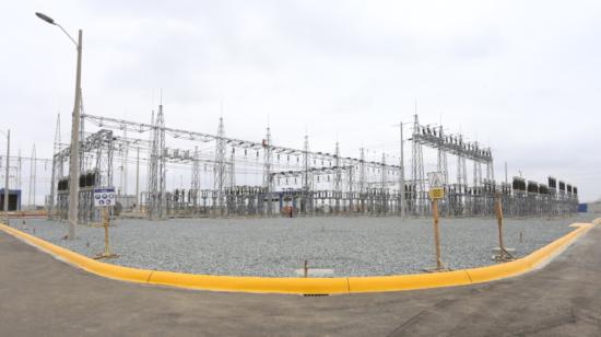 Una de las instalaciones del Sistema Nacional de Transmisión (SNT) de Ecuador, en enero de 2021.