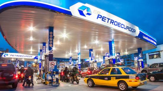 Una gasolinera de Petroecuador en Ecuador