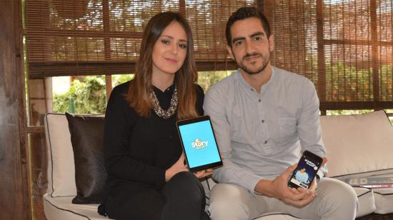 Daniela Vega y Francisco Cornejo, creadores de la app Storybook.