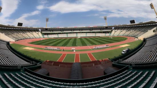 Vista panorámica del estadio Mario Alberto Kempes, de Córdoba, Argentina, en enero de 2021.