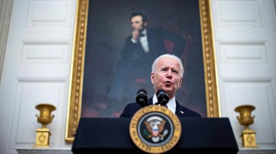 El presidente de Estados Unidos, Joe Biden, Washington, DC, Estados Unidos.  21 de enero de 2021.