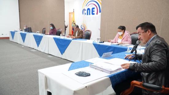 El Consejo Nacional Electoral conoció el informe final del primer Consejo Nacional de Debates, el 23 de enero de 2021.