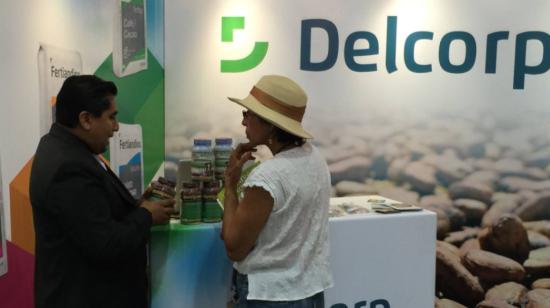 Un stand de ventas de la empresa Delcorp en 2015. 